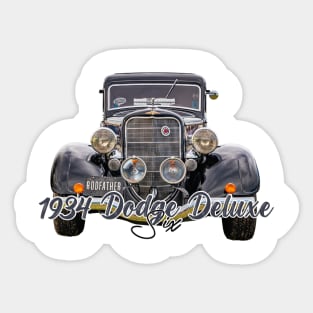 1934 Dodge Deluxe Six Sedan Sticker